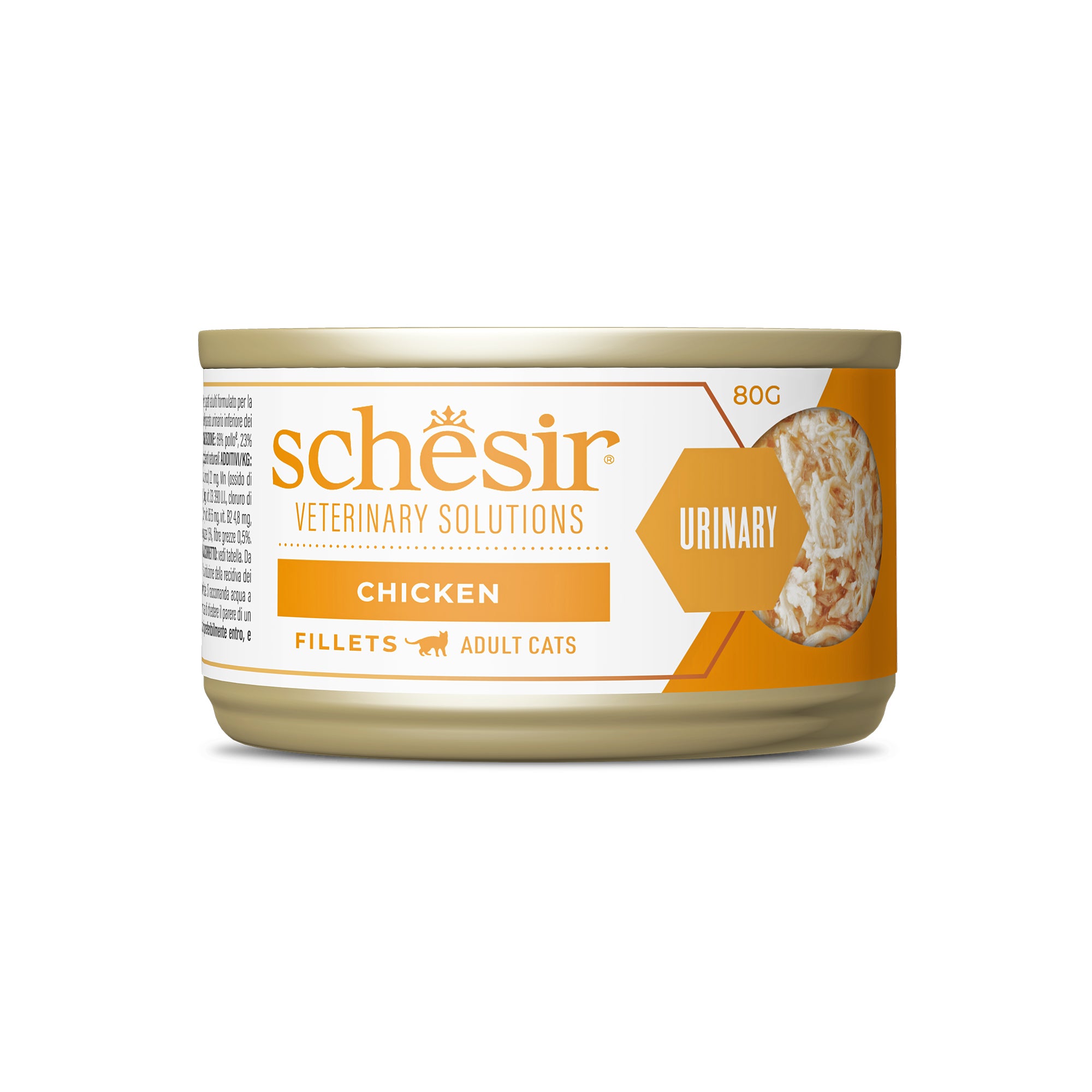 Schesir Veterinary Solution Urinary Fillets Chicken 8x80g